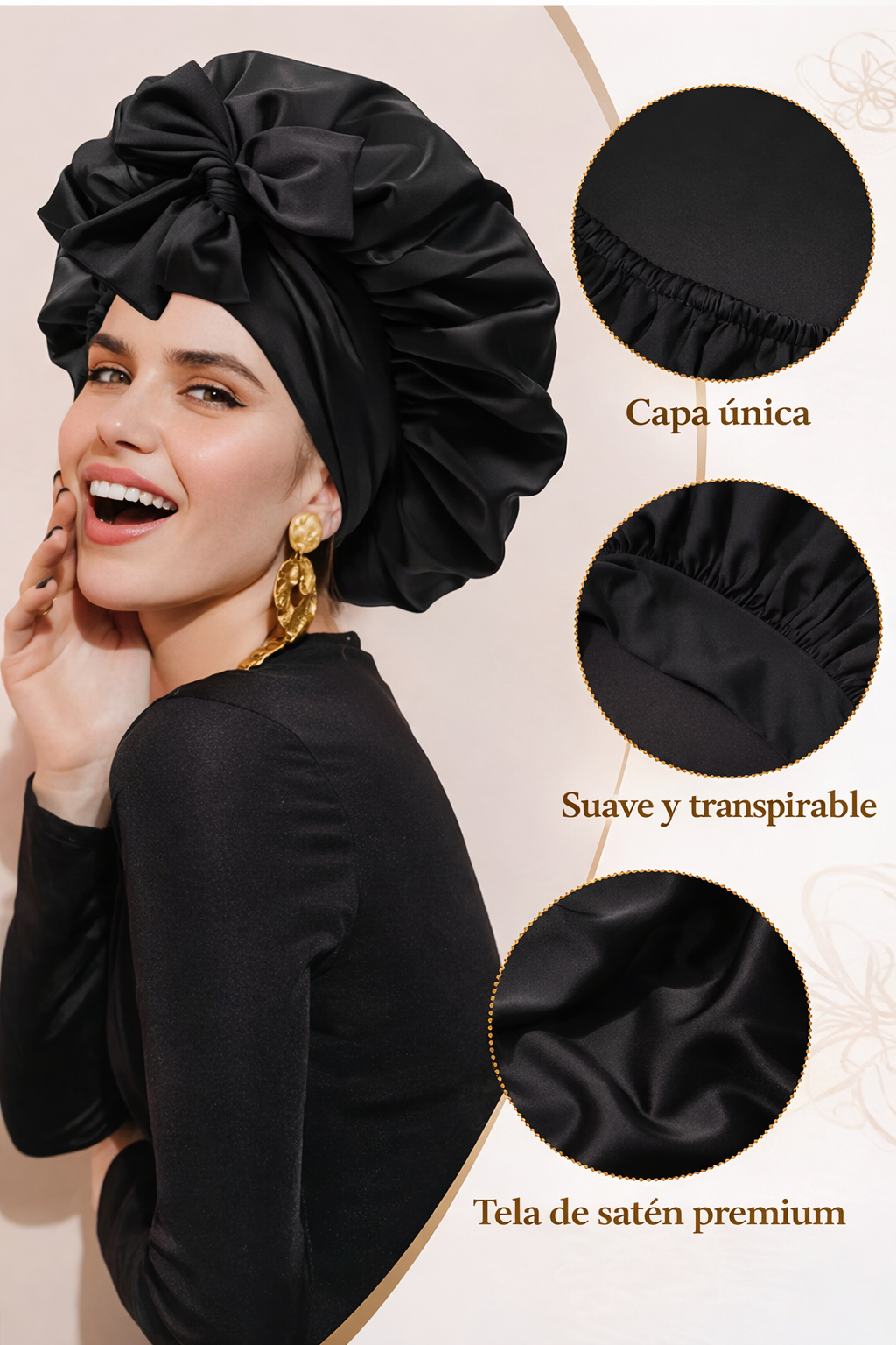 Gorro de Satin